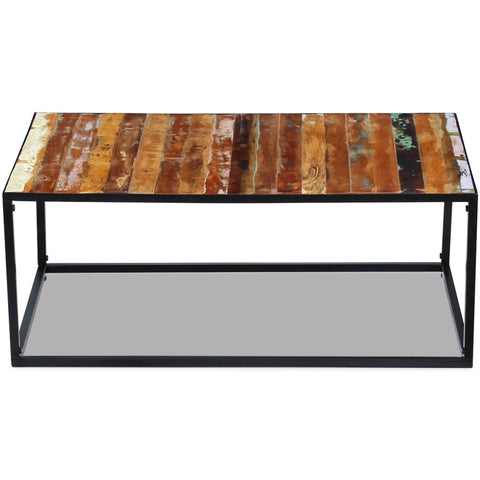 vidaXL Coffee Table Solid Reclaimed Wood 100x60x40 cm