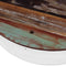 vidaXL Two Piece Bowl Shaped Coffee Table Set Solid Reclaimed Wood