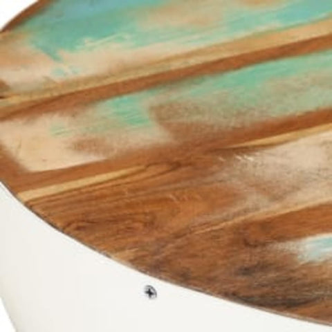 vidaXL Bowl Shaped Coffee Table Solid Reclaimed Wood 60x60x30 cm