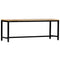 vidaXL Dining Bench 120 cm Solid Rough Mango Wood