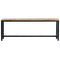 vidaXL Dining Bench 120 cm Solid Rough Mango Wood