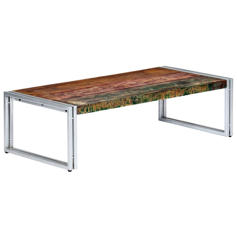 vidaXL Coffee Table 120x60x35 cm Solid Reclaimed Wood