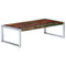 vidaXL Coffee Table 120x60x35 cm Solid Reclaimed Wood
