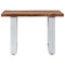 vidaXL Coffee Table with Live Edges 60x60x40 cm Solid Acacia Wood