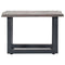 vidaXL Coffee Table with Live Edges Grey 60x60x40 cm Solid Acacia Wood