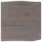 vidaXL Coffee Table with Live Edges Grey 60x60x40 cm Solid Acacia Wood