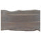 vidaXL Coffee Table with Live Edges Grey 115x60x40cm Solid Acacia Wood