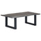 vidaXL Coffee Table with Live Edges Grey 115x60x40cm Solid Acacia Wood