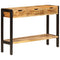 vidaXL Sideboard with 3 Drawers 110x35x75 cm Solid Mango Wood