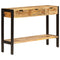vidaXL Sideboard with 3 Drawers 110x35x75 cm Solid Mango Wood