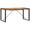 vidaXL Dining Table 160x80x75 cm Solid Reclaimed Wood