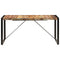 vidaXL Dining Table 160x80x75 cm Solid Reclaimed Wood