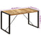 vidaXL Dining Table 140x70x75 cm Solid Mango Wood