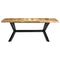 vidaXL Dining Table 200x100x75 cm Solid Mango Wood