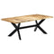 vidaXL Dining Table 200x100x75 cm Solid Mango Wood