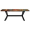 vidaXL Dining Table 200x100x75 cm Solid Reclaimed Wood