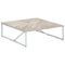 vidaXL Coffee Table 110x110x36 cm Solid Mango Wood