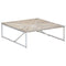vidaXL Coffee Table 110x110x36 cm Solid Mango Wood