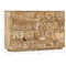 vidaXL Alphabet Cabinet with 6 Drawers 120x35x79 cm Solid Mango Wood