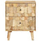 vidaXL Bedside Cabinet 40x30x50 cm Solid Mango Wood