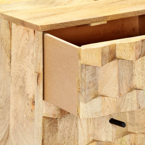 vidaXL Bedside Cabinet 40x30x50 cm Solid Mango Wood
