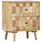 vidaXL Bedside Cabinet 40x30x50 cm Solid Mango Wood