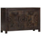 vidaXL Sideboard with Carved Design 110x35x70 cm Solid Mango Wood