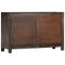 vidaXL Sideboard with Carved Design 110x35x70 cm Solid Mango Wood