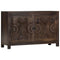 vidaXL Sideboard with Carved Design 110x35x70 cm Solid Mango Wood