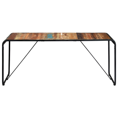 vidaXL Dining Table 180x90x76 cm Solid Reclaimed Wood