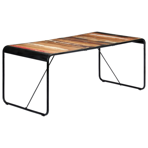 vidaXL Dining Table 180x90x76 cm Solid Reclaimed Wood