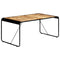 vidaXL Dining Table 180x90x76 cm Solid Rough Mango Wood