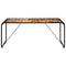 vidaXL Dining Table 180x90x76 cm Solid Rough Mango Wood