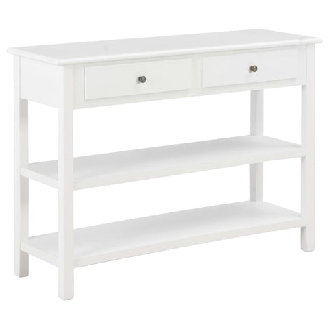 vidaXL Sideboard White 110x35x80 cm MDF