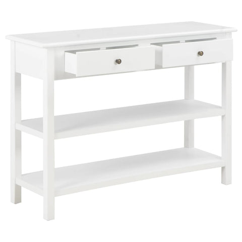 vidaXL Sideboard White 110x35x80 cm MDF