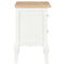 vidaXL Bedside Cabinet 2 pcs White 35x30x49 cm MDF