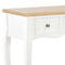 vidaXL Dressing Console Table with 3 Drawers White