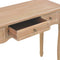 vidaXL Dressing Console Table with 3 Drawers Brown
