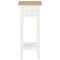 vidaXL Side Table White 27x27x65.5 cm Wood