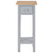 vidaXL Side Table Grey 27x27x65.5 cm Wood
