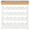 vidaXL Wine Cabinet White 70x22.5x70.5 cm MDF