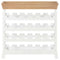 vidaXL Wine Cabinet White 70x22.5x70.5 cm MDF