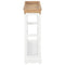 vidaXL Wine Cabinet White 70x22.5x70.5 cm MDF