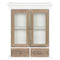 vidaXL Wall Cabinet White 49x22x59 cm Engineered Wood