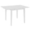 vidaXL Extendable Dining Table White (80-120)x80x74 cm MDF