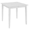 vidaXL Extendable Dining Table White (80-120)x80x74 cm MDF