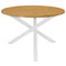 vidaXL Dining Table White 120x75 cm MDF