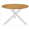 vidaXL Dining Table White 120x75 cm MDF