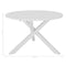 vidaXL Dining Table White 120x75 cm MDF