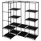 vidaXL Corner Wardrobe Black 130x87x169 cm